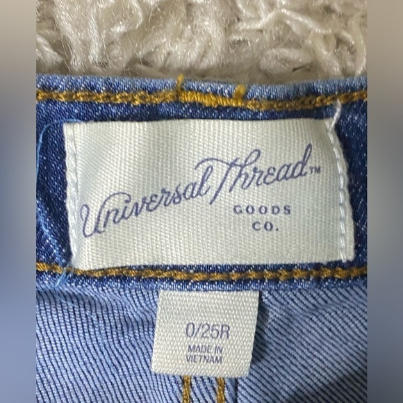 NWT Universal Thread Women’s Vintage Straight Stretch  Size 0 New - Picture 6 of 10